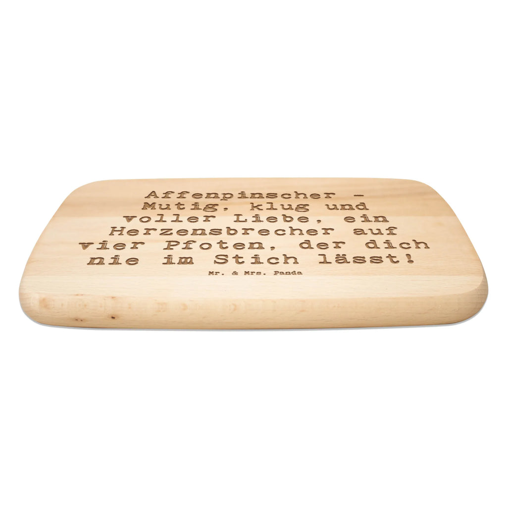 Śniadaniowa deska Przysłowie Affenpinscher - Mutig, klug und voller Liebe, ein Herzensbrecher auf vier Pfoten, der dich nie im Stich lässt! Pies, rasa psa, pies rasowy, właściciel psa, prezent, miłośnik zwierząt, dawanie, szczeniak