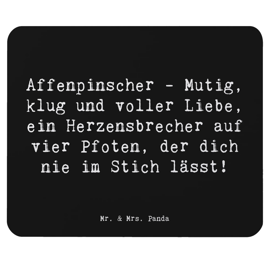 Mouse mat Saying Affenpinscher - Mutig, klug und voller Liebe, ein Herzensbrecher auf vier Pfoten, der dich nie im Stich lässt! Einzigartiges Mauspad, PC Zubehör, Mauspad, Mauspad Büro, Arbeitszimmer, Mousepad, Büroausstattung, Designer Mauspad, Mausunterlage, Computer zubehör, Hund, Hunderasse, Rassehund, Hundebesitzer, Geschenk, Tierfreund, Schenken, Welpe