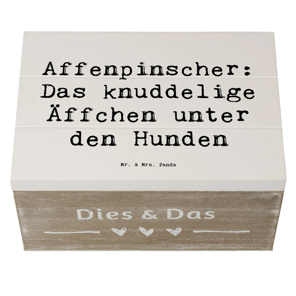 Wooden chest Saying Affenpinscher: Das knuddelige Äffchen unter den Hunden Kiste, Schatzkiste, Geschenkdose, Erinnerungsbox, Holzkiste, XXL, Erinnerungskiste, Dekokiste, Schatulle, Geschenkbox, Aufbewahrungsbox, Truhe, Hund, Hunderasse, Rassehund, Hundebesitzer, Geschenk, Tierfreund, Schenken, Welpe