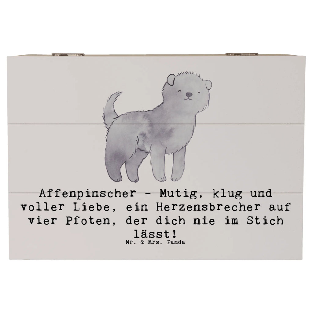 Wooden chest Affenpinscher - Mutig, klug und voller Liebe, ein Herzensbrecher auf vier Pfoten, der dich nie im Stich lässt! Dekokiste, Kiste, Erinnerungsbox, Geschenkbox, Holzkiste, Erinnerungskiste, XXL, Schatulle, Geschenkdose, Schatzkiste, Truhe, Aufbewahrungsbox, Hund, Hunderasse, Rassehund, Hundebesitzer, Geschenk, Tierfreund, Schenken, Welpe