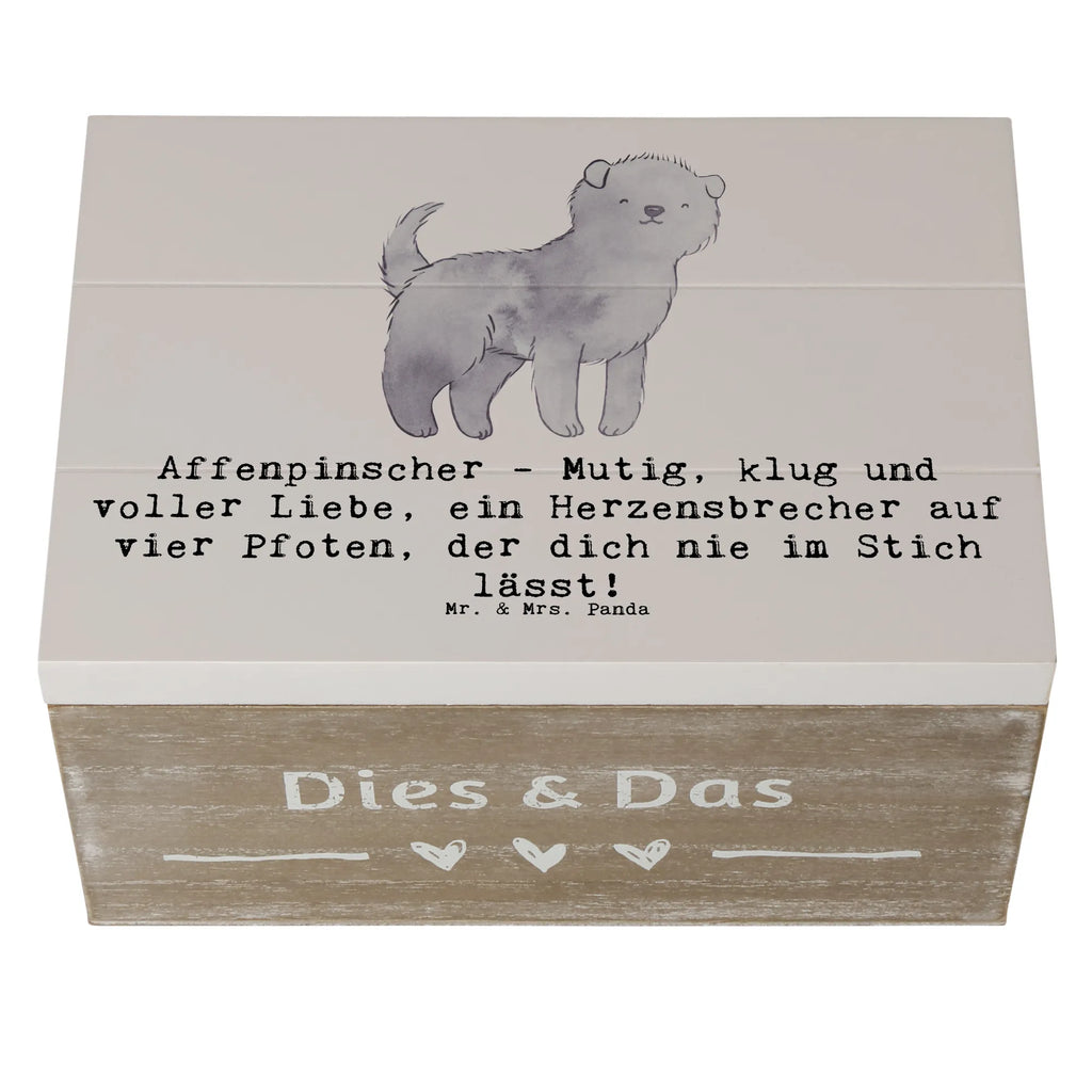 Wooden chest Affenpinscher - Mutig, klug und voller Liebe, ein Herzensbrecher auf vier Pfoten, der dich nie im Stich lässt! Dekokiste, Kiste, Erinnerungsbox, Geschenkbox, Holzkiste, Erinnerungskiste, XXL, Schatulle, Geschenkdose, Schatzkiste, Truhe, Aufbewahrungsbox, Hund, Hunderasse, Rassehund, Hundebesitzer, Geschenk, Tierfreund, Schenken, Welpe
