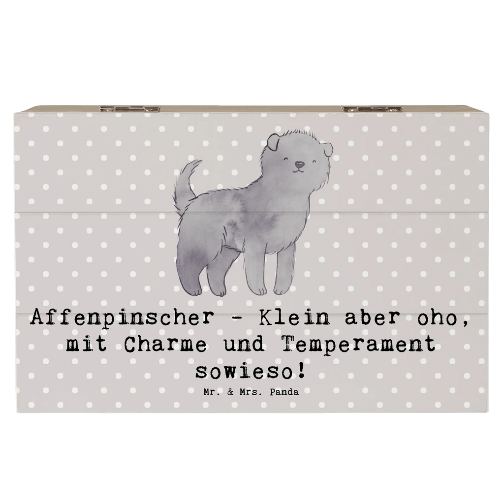 Holzkiste Affenpinscher Charme Erinnerungskiste, Aufbewahrungsbox, Schatzkiste, Schatulle, Geschenkdose, Kiste, Erinnerungsbox, Dekokiste, Geschenkbox, XXL, Holzkiste, Truhe, Hund, Hunderasse, Rassehund, Hundebesitzer, Geschenk, Tierfreund, Schenken, Welpe