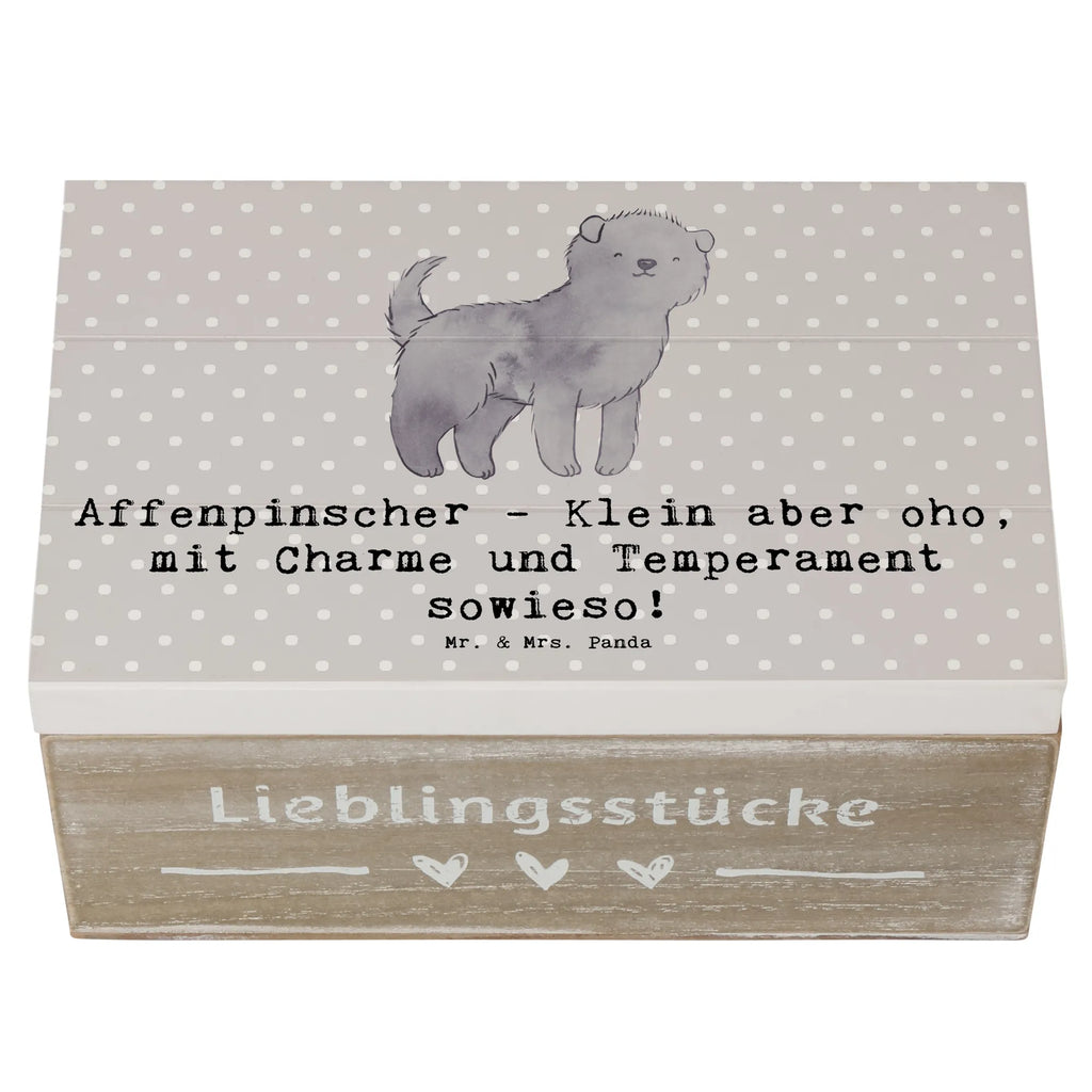 Holzkiste Affenpinscher Charme Erinnerungskiste, Aufbewahrungsbox, Schatzkiste, Schatulle, Geschenkdose, Kiste, Erinnerungsbox, Dekokiste, Geschenkbox, XXL, Holzkiste, Truhe, Hund, Hunderasse, Rassehund, Hundebesitzer, Geschenk, Tierfreund, Schenken, Welpe
