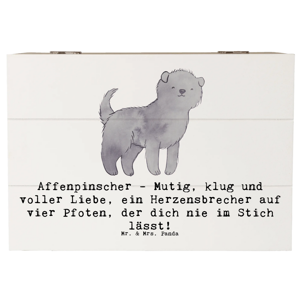 Wooden chest Affenpinscher - Mutig, klug und voller Liebe, ein Herzensbrecher auf vier Pfoten, der dich nie im Stich lässt! Dekokiste, Kiste, Erinnerungsbox, Geschenkbox, Holzkiste, Erinnerungskiste, XXL, Schatulle, Geschenkdose, Schatzkiste, Truhe, Aufbewahrungsbox, Hund, Hunderasse, Rassehund, Hundebesitzer, Geschenk, Tierfreund, Schenken, Welpe