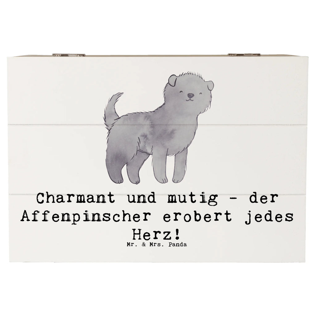 Holzkiste Affenpinscher Charmeur Schatzkiste, Geschenkdose, Erinnerungsbox, Geschenkbox, Dekokiste, Kiste, XXL, Holzkiste, Truhe, Aufbewahrungsbox, Erinnerungskiste, Schatulle, Hund, Hunderasse, Rassehund, Hundebesitzer, Geschenk, Tierfreund, Schenken, Welpe