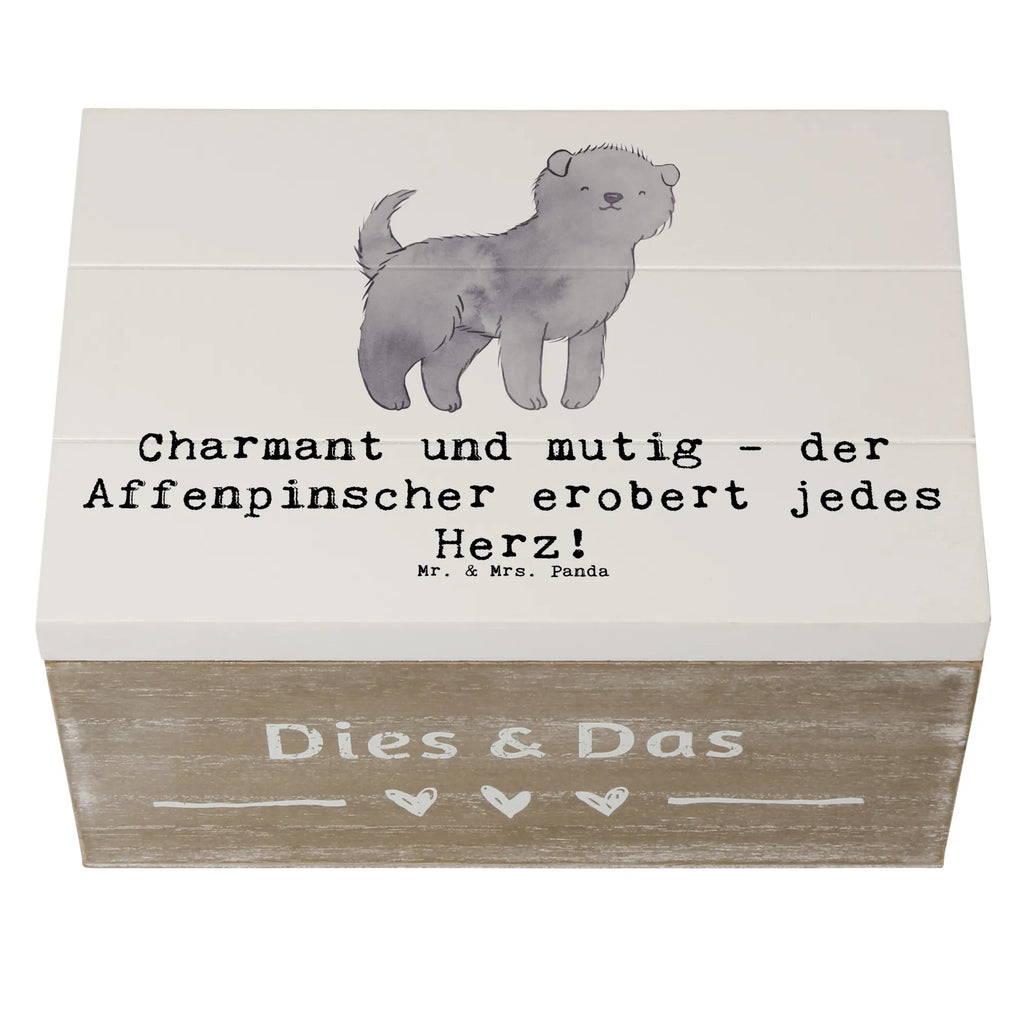 Holzkiste Affenpinscher Charmeur Schatzkiste, Geschenkdose, Erinnerungsbox, Geschenkbox, Dekokiste, Kiste, XXL, Holzkiste, Truhe, Aufbewahrungsbox, Erinnerungskiste, Schatulle, Hund, Hunderasse, Rassehund, Hundebesitzer, Geschenk, Tierfreund, Schenken, Welpe
