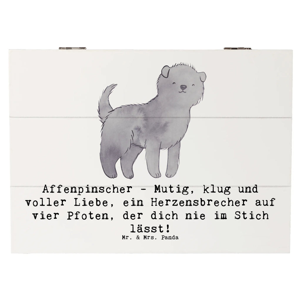 Wooden chest Affenpinscher - Mutig, klug und voller Liebe, ein Herzensbrecher auf vier Pfoten, der dich nie im Stich lässt! Dekokiste, Kiste, Erinnerungsbox, Geschenkbox, Holzkiste, Erinnerungskiste, XXL, Schatulle, Geschenkdose, Schatzkiste, Truhe, Aufbewahrungsbox, Hund, Hunderasse, Rassehund, Hundebesitzer, Geschenk, Tierfreund, Schenken, Welpe