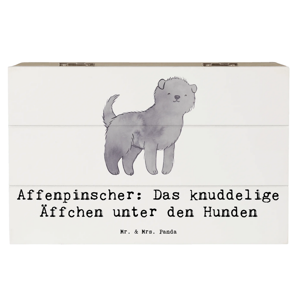 Holzkiste Affenpinscher Äffchen Truhe, Geschenkdose, Kiste, Schatzkiste, Erinnerungsbox, Schatulle, Holzkiste, XXL, Erinnerungskiste, Geschenkbox, Dekokiste, Aufbewahrungsbox, Hund, Hunderasse, Rassehund, Hundebesitzer, Geschenk, Tierfreund, Schenken, Welpe