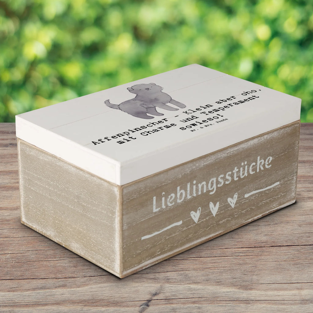 Holzkiste Affenpinscher Charme Erinnerungskiste, Aufbewahrungsbox, Schatzkiste, Schatulle, Geschenkdose, Kiste, Erinnerungsbox, Dekokiste, Geschenkbox, XXL, Holzkiste, Truhe, Hund, Hunderasse, Rassehund, Hundebesitzer, Geschenk, Tierfreund, Schenken, Welpe