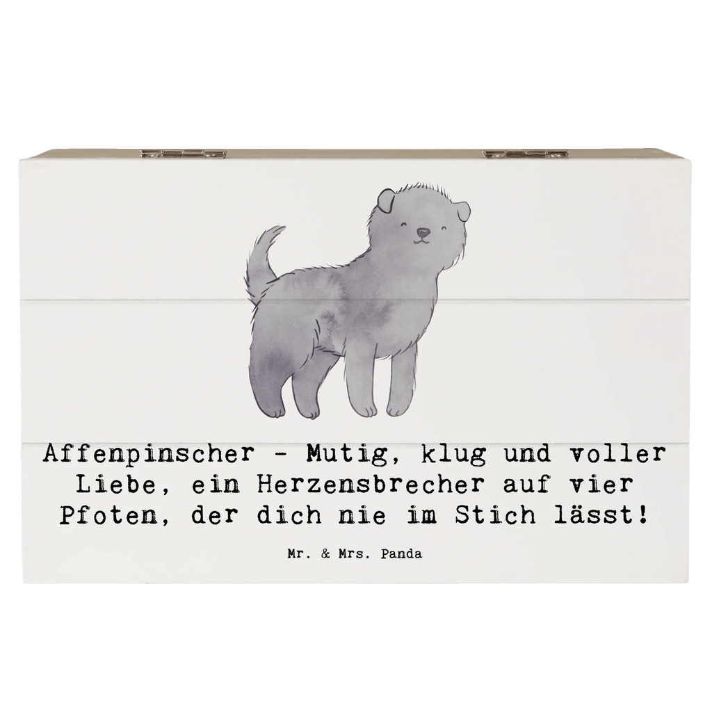 Wooden chest Affenpinscher - Mutig, klug und voller Liebe, ein Herzensbrecher auf vier Pfoten, der dich nie im Stich lässt! Dekokiste, Kiste, Erinnerungsbox, Geschenkbox, Holzkiste, Erinnerungskiste, XXL, Schatulle, Geschenkdose, Schatzkiste, Truhe, Aufbewahrungsbox, Hund, Hunderasse, Rassehund, Hundebesitzer, Geschenk, Tierfreund, Schenken, Welpe