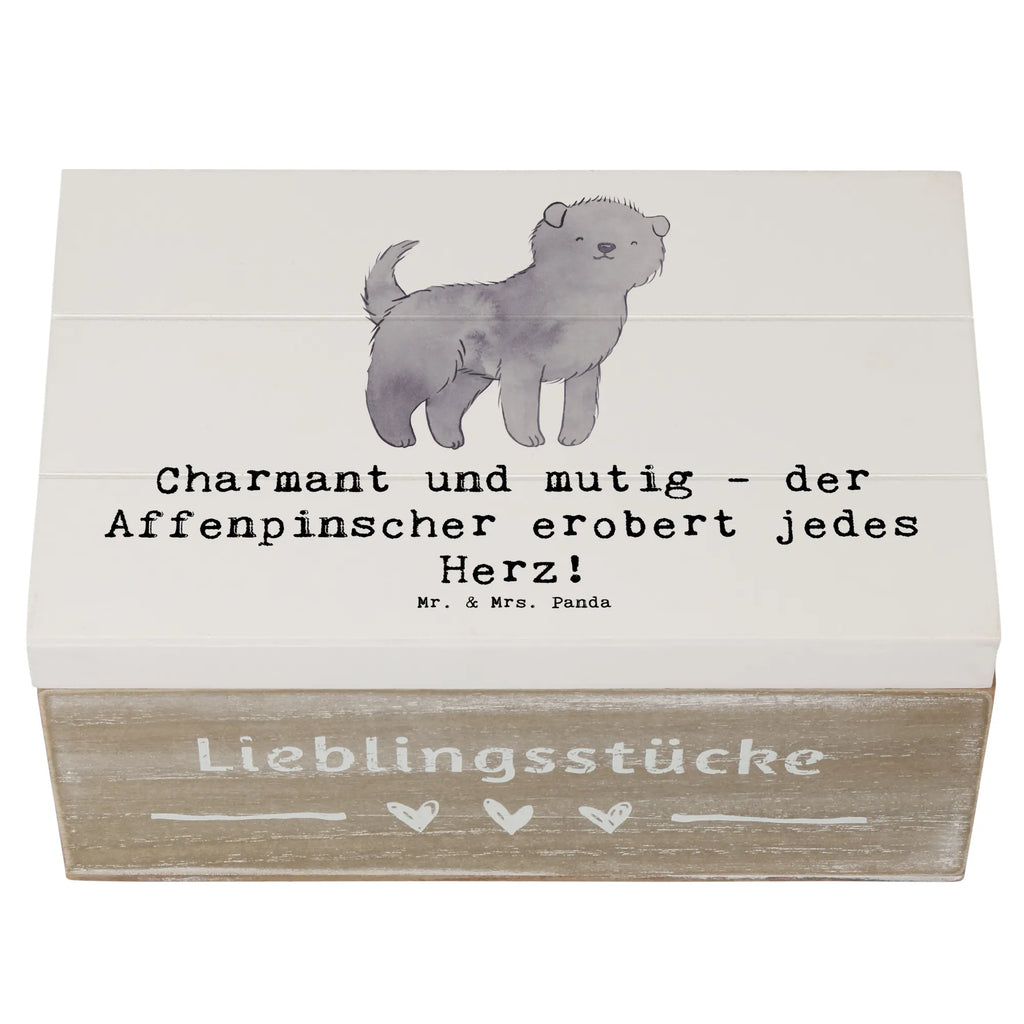 Holzkiste Affenpinscher Charmeur Schatzkiste, Geschenkdose, Erinnerungsbox, Geschenkbox, Dekokiste, Kiste, XXL, Holzkiste, Truhe, Aufbewahrungsbox, Erinnerungskiste, Schatulle, Hund, Hunderasse, Rassehund, Hundebesitzer, Geschenk, Tierfreund, Schenken, Welpe