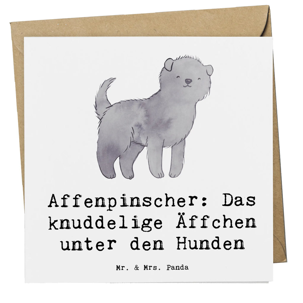 Deluxe Karte Affenpinscher Äffchen Karte, Grußkarte, Hochzeitskarte, Einladungskarte, Hochwertige Grußkarte, Klappkarte, Hochwertige Klappkarte, Glückwunschkarte, Geburtstagskarte, Hund, Hunderasse, Rassehund, Hundebesitzer, Geschenk, Tierfreund, Schenken, Welpe