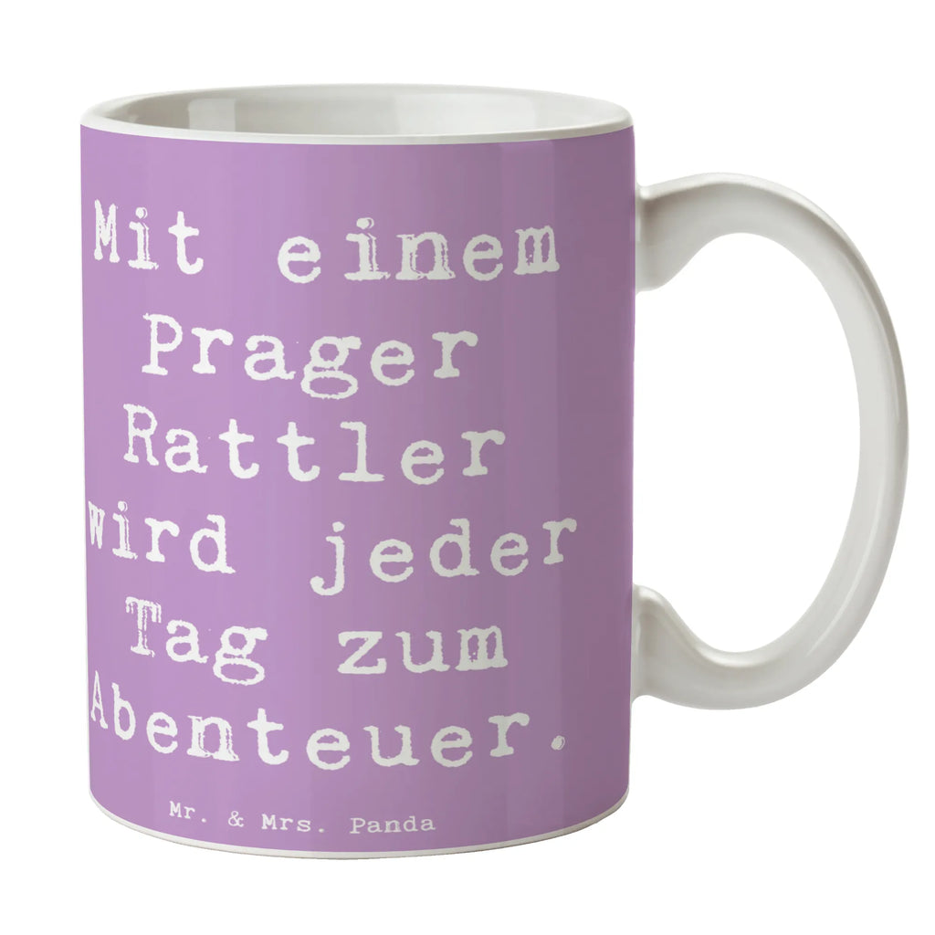 Tasse Spruch Prager Rattler Abenteuer Tasse, Kaffeetasse, Tasse mit Zitaten, Teetasse, Geschenktasse, Porzellantasse, Tasse mit Motiven, Bürotasse, Keramiktasse, Hund, Hunderasse, Rassehund, Hundebesitzer, Geschenk, Tierfreund, Schenken, Welpe