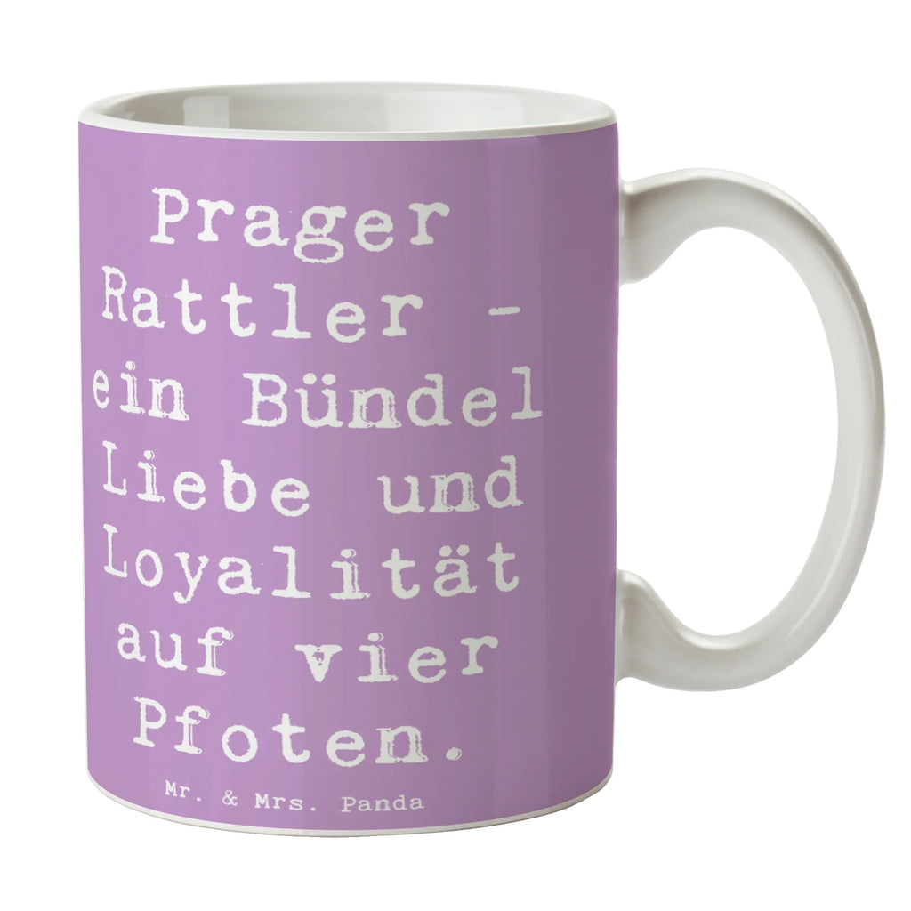 Tasse Spruch Prager Rattler Geschenktasse, Keramiktasse, Porzellantasse, Teetasse, Tasse mit Zitaten, Bürotasse, Kaffeetasse, Tasse, Tasse mit Motiven, Hund, Hunderasse, Rassehund, Hundebesitzer, Geschenk, Tierfreund, Schenken, Welpe