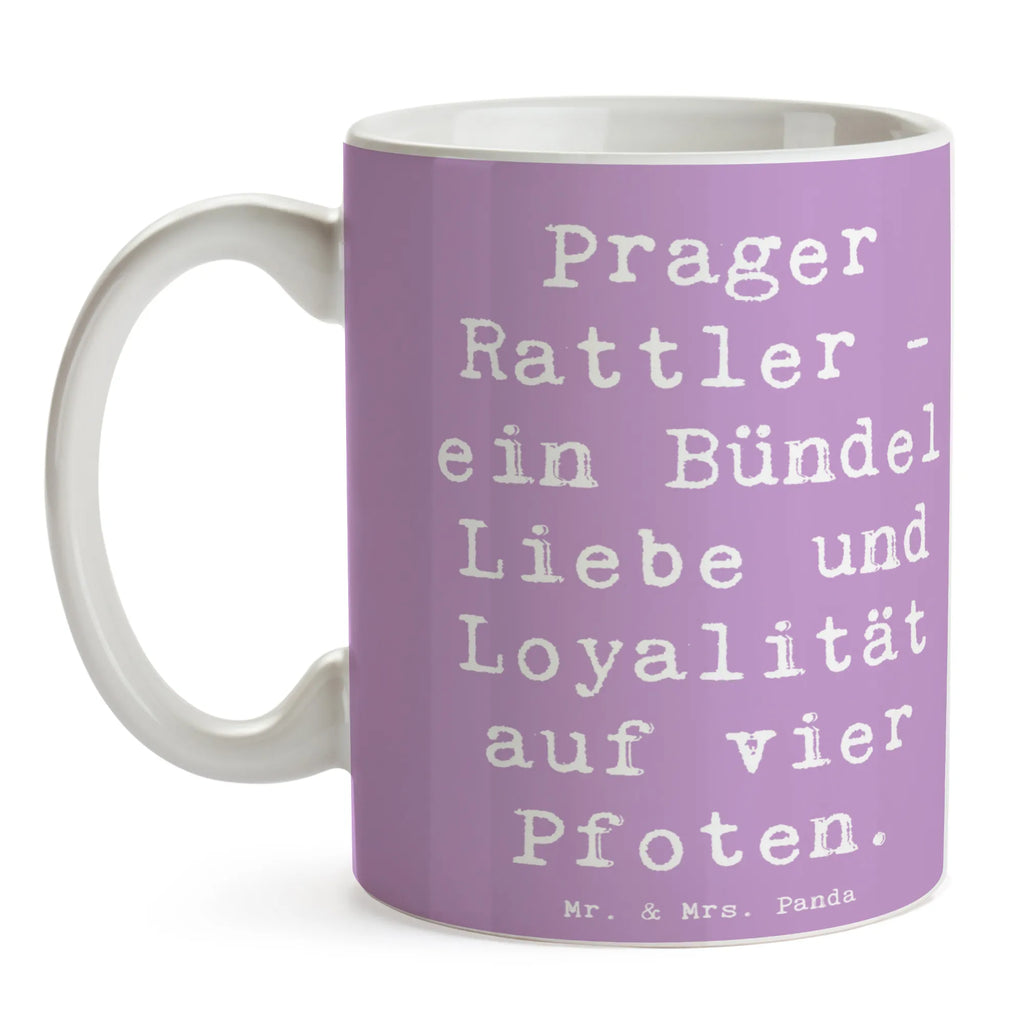 Tasse Spruch Prager Rattler Geschenktasse, Keramiktasse, Porzellantasse, Teetasse, Tasse mit Zitaten, Bürotasse, Kaffeetasse, Tasse, Tasse mit Motiven, Hund, Hunderasse, Rassehund, Hundebesitzer, Geschenk, Tierfreund, Schenken, Welpe