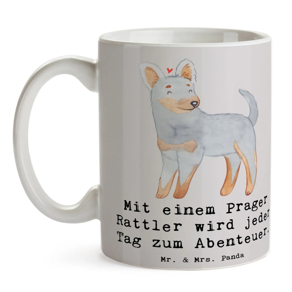 Tasse Prager Rattler Abenteuer Porzellantasse, Geschenktasse, Tasse mit Zitaten, Keramiktasse, Tasse mit Motiven, Bürotasse, Tasse, Kaffeetasse, Teetasse, Hund, Hunderasse, Rassehund, Hundebesitzer, Geschenk, Tierfreund, Schenken, Welpe