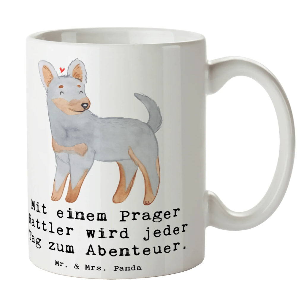 Tasse Prager Rattler Abenteuer Porzellantasse, Geschenktasse, Tasse mit Zitaten, Keramiktasse, Tasse mit Motiven, Bürotasse, Tasse, Kaffeetasse, Teetasse, Hund, Hunderasse, Rassehund, Hundebesitzer, Geschenk, Tierfreund, Schenken, Welpe
