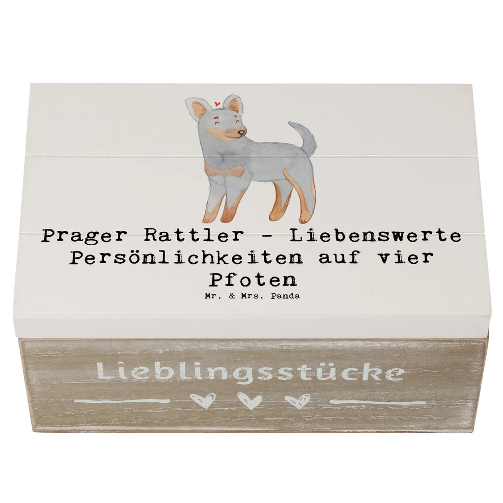 Wooden chest Prager Rattler - Liebenswerte Persönlichkeiten auf vier Pfoten Geschenkbox, Holzkiste, Truhe, Aufbewahrungsbox, Schatzkiste, Erinnerungsbox, Schatulle, Dekokiste, Geschenkdose, XXL, Erinnerungskiste, Kiste, Hund, Hunderasse, Rassehund, Hundebesitzer, Geschenk, Tierfreund, Schenken, Welpe