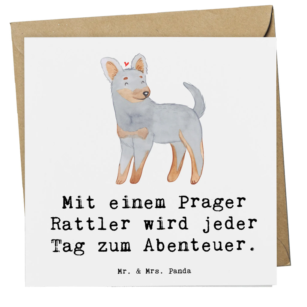Deluxe Karte Prager Rattler Abenteuer Klappkarte, Glückwunschkarte, Einladungskarte, Geburtstagskarte, Hochwertige Klappkarte, Hochzeitskarte, Grußkarte, Karte, Hochwertige Grußkarte, Hund, Hunderasse, Rassehund, Hundebesitzer, Geschenk, Tierfreund, Schenken, Welpe
