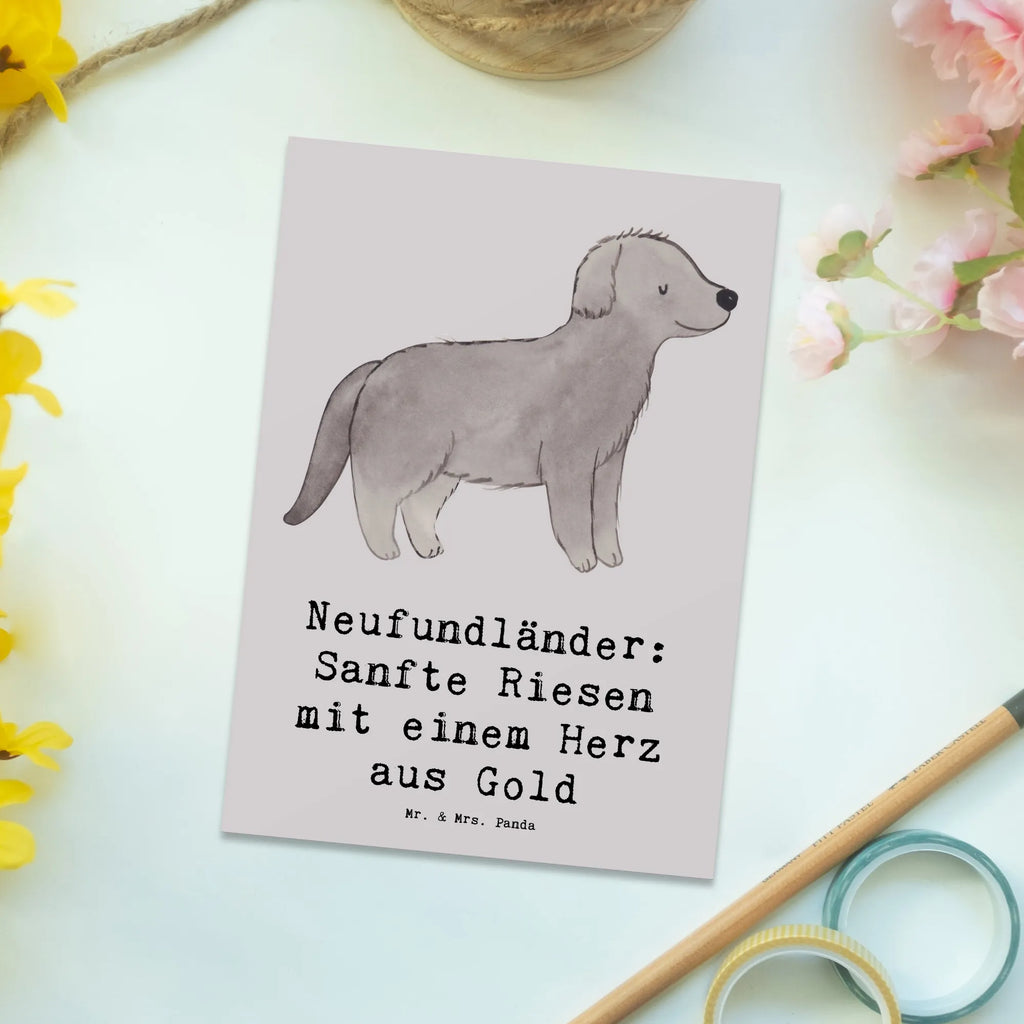 Postcard Neufundländer: Sanfte Riesen mit einem Herz aus Gold Ansichtskarten, Karte, Einladung, Grußkarte, Ansichtskarte, Einladungskarten Geburtstag, Postkarte, Geburtstagskarte, Einladung Geburtstag, Dankeskarte, Einladungskarte, Geschenkkarte, Hund, Hunderasse, Rassehund, Hundebesitzer, Geschenk, Tierfreund, Schenken, Welpe