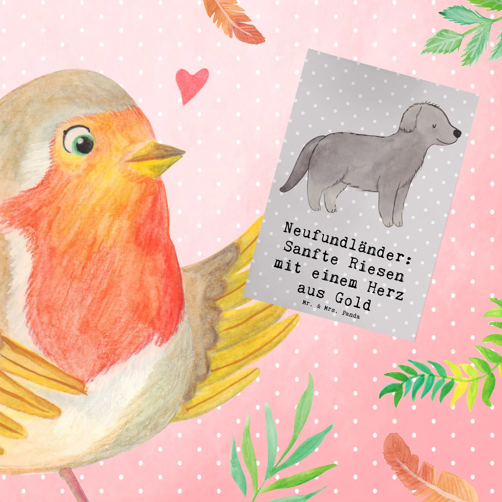 Grußkarte Neufundländer Liebe Ansichtskarten, Einladungskarte, Klappkarte, Karte, Grußkarte, Hochzeitskarte, Glückwunschkarte, Geburtstagskarte, Hund, Hunderasse, Rassehund, Hundebesitzer, Geschenk, Tierfreund, Schenken, Welpe