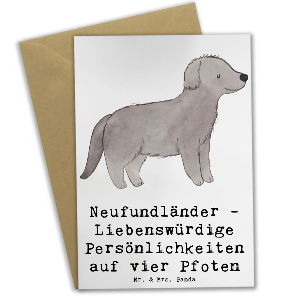 Greetings card Neufundländer - Liebenswürdige Persönlichkeiten auf vier Pfoten Einladungskarte, Geburtstagskarte, Glückwunschkarte, Karte, Hochzeitskarte, Ansichtskarten, Klappkarte, Grußkarte, Hund, Hunderasse, Rassehund, Hundebesitzer, Geschenk, Tierfreund, Schenken, Welpe