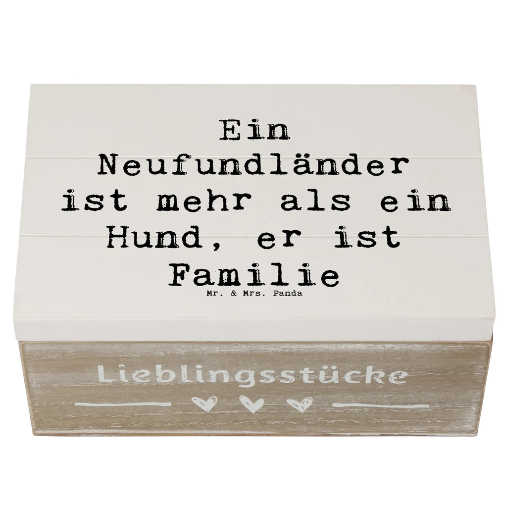 Wooden chest Saying Ein Neufundländer ist mehr als ein Hund, er ist Familie Truhe, Erinnerungskiste, Schatzkiste, XXL, Erinnerungsbox, Holzkiste, Aufbewahrungsbox, Geschenkdose, Geschenkbox, Schatulle, Kiste, Dekokiste, Hund, Hunderasse, Rassehund, Hundebesitzer, Geschenk, Tierfreund, Schenken, Welpe
