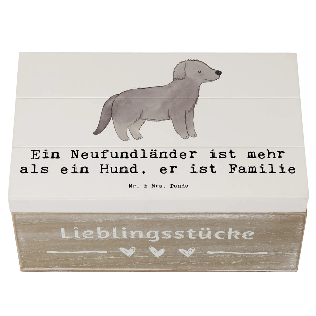 Holzkiste Neufundländer Familie Truhe, Kiste, XXL, Erinnerungskiste, Dekokiste, Erinnerungsbox, Geschenkbox, Geschenkdose, Aufbewahrungsbox, Schatulle, Holzkiste, Schatzkiste, Hund, Hunderasse, Rassehund, Hundebesitzer, Geschenk, Tierfreund, Schenken, Welpe