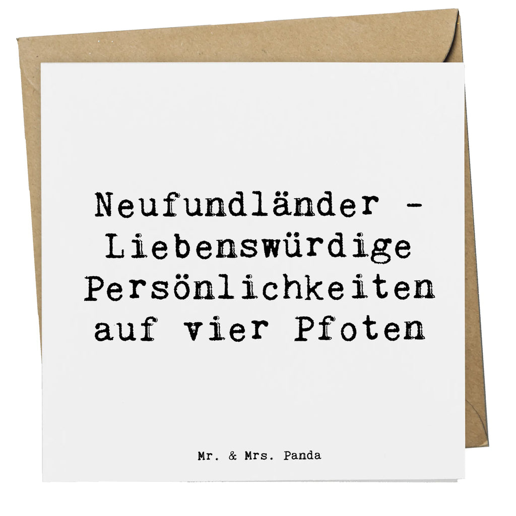 Deluxe Karte Spruch Neufundländer Persönlichkeiten Karte, Klappkarte, Hochzeitskarte, Hochwertige Grußkarte, Grußkarte, Einladungskarte, Hochwertige Klappkarte, Geburtstagskarte, Glückwunschkarte, Hund, Hunderasse, Rassehund, Hundebesitzer, Geschenk, Tierfreund, Schenken, Welpe