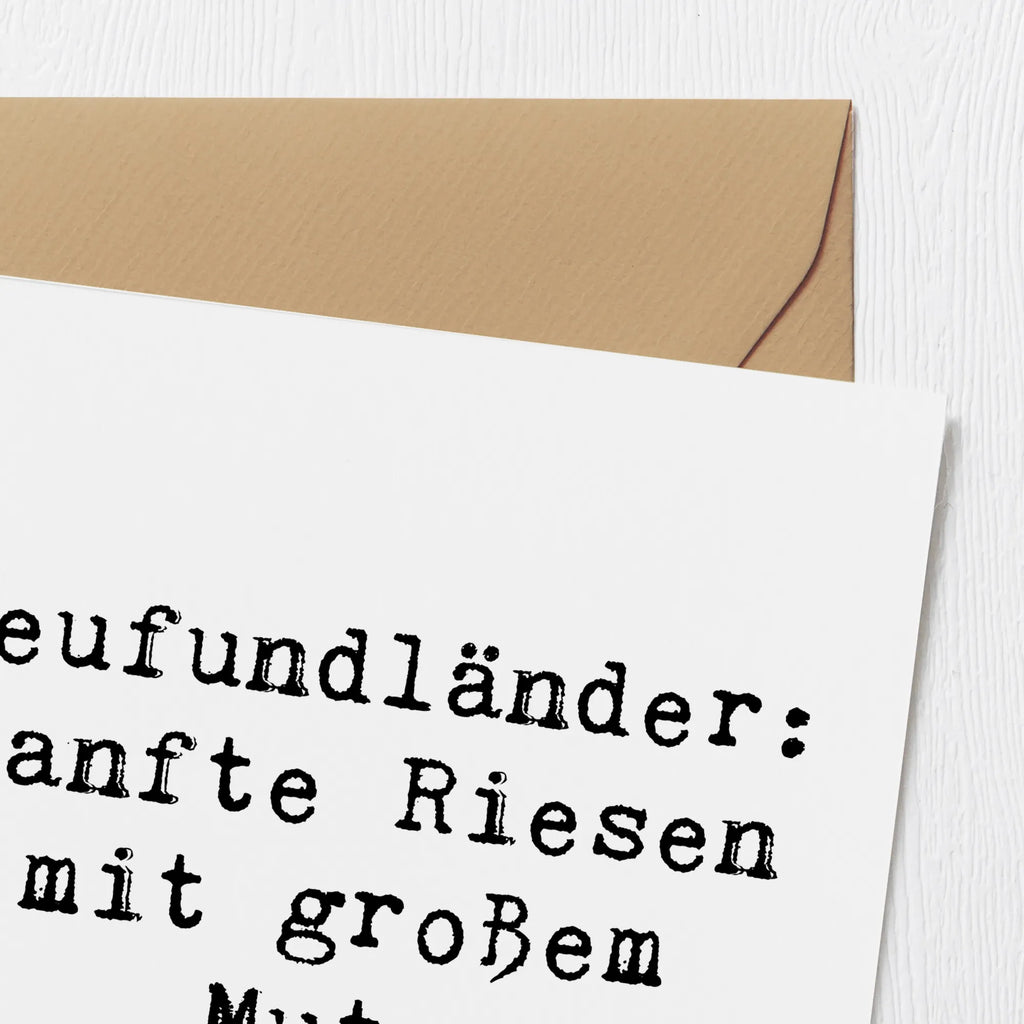 Deluxe Karte Spruch Neufundländer Liebe Hochzeitskarte, Hochwertige Klappkarte, Grußkarte, Hochwertige Grußkarte, Einladungskarte, Karte, Geburtstagskarte, Klappkarte, Glückwunschkarte, Hund, Hunderasse, Rassehund, Hundebesitzer, Geschenk, Tierfreund, Schenken, Welpe