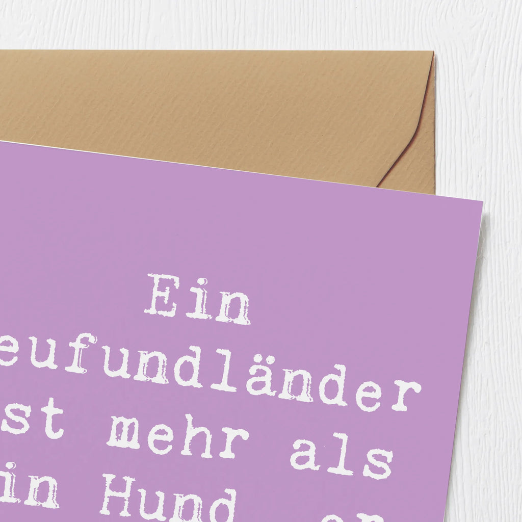 Deluxe Karte Spruch Neufundländer Familie Hochzeitskarte, Hochwertige Grußkarte, Klappkarte, Karte, Glückwunschkarte, Grußkarte, Geburtstagskarte, Einladungskarte, Hochwertige Klappkarte, Hund, Hunderasse, Rassehund, Hundebesitzer, Geschenk, Tierfreund, Schenken, Welpe