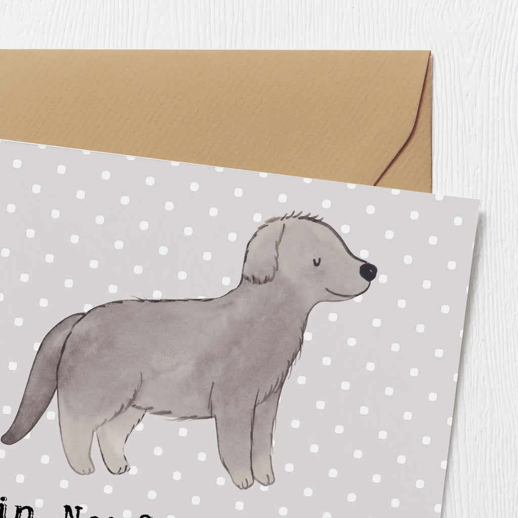 Deluxe Karte Neufundländer Familie Glückwunschkarte, Hochzeitskarte, Klappkarte, Karte, Hochwertige Klappkarte, Grußkarte, Hochwertige Grußkarte, Einladungskarte, Geburtstagskarte, Hund, Hunderasse, Rassehund, Hundebesitzer, Geschenk, Tierfreund, Schenken, Welpe