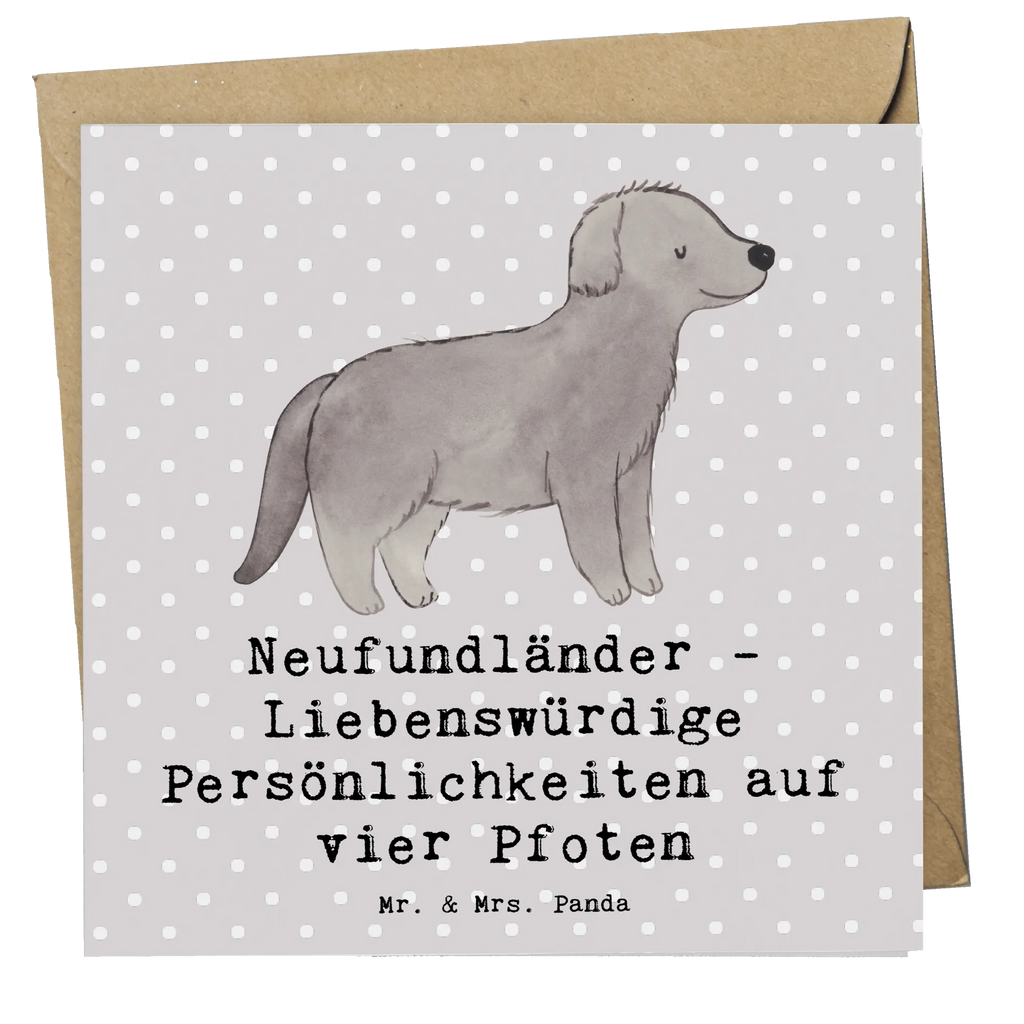 Deluxe Karte Neufundländer Persönlichkeiten Hochwertige Grußkarte, Klappkarte, Einladungskarte, Hochwertige Klappkarte, Hochzeitskarte, Glückwunschkarte, Karte, Grußkarte, Geburtstagskarte, Hund, Hunderasse, Rassehund, Hundebesitzer, Geschenk, Tierfreund, Schenken, Welpe
