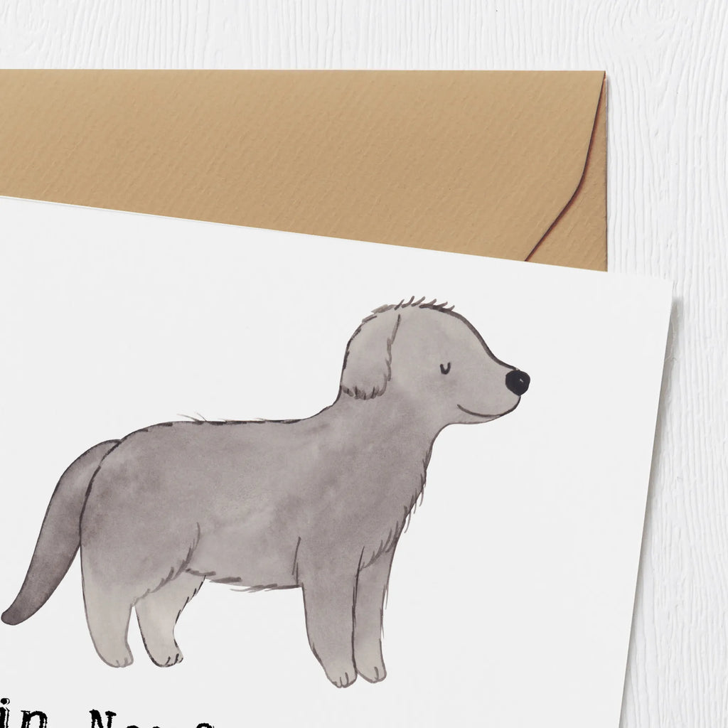 Deluxe Karte Neufundländer Familie Glückwunschkarte, Hochzeitskarte, Klappkarte, Karte, Hochwertige Klappkarte, Grußkarte, Hochwertige Grußkarte, Einladungskarte, Geburtstagskarte, Hund, Hunderasse, Rassehund, Hundebesitzer, Geschenk, Tierfreund, Schenken, Welpe