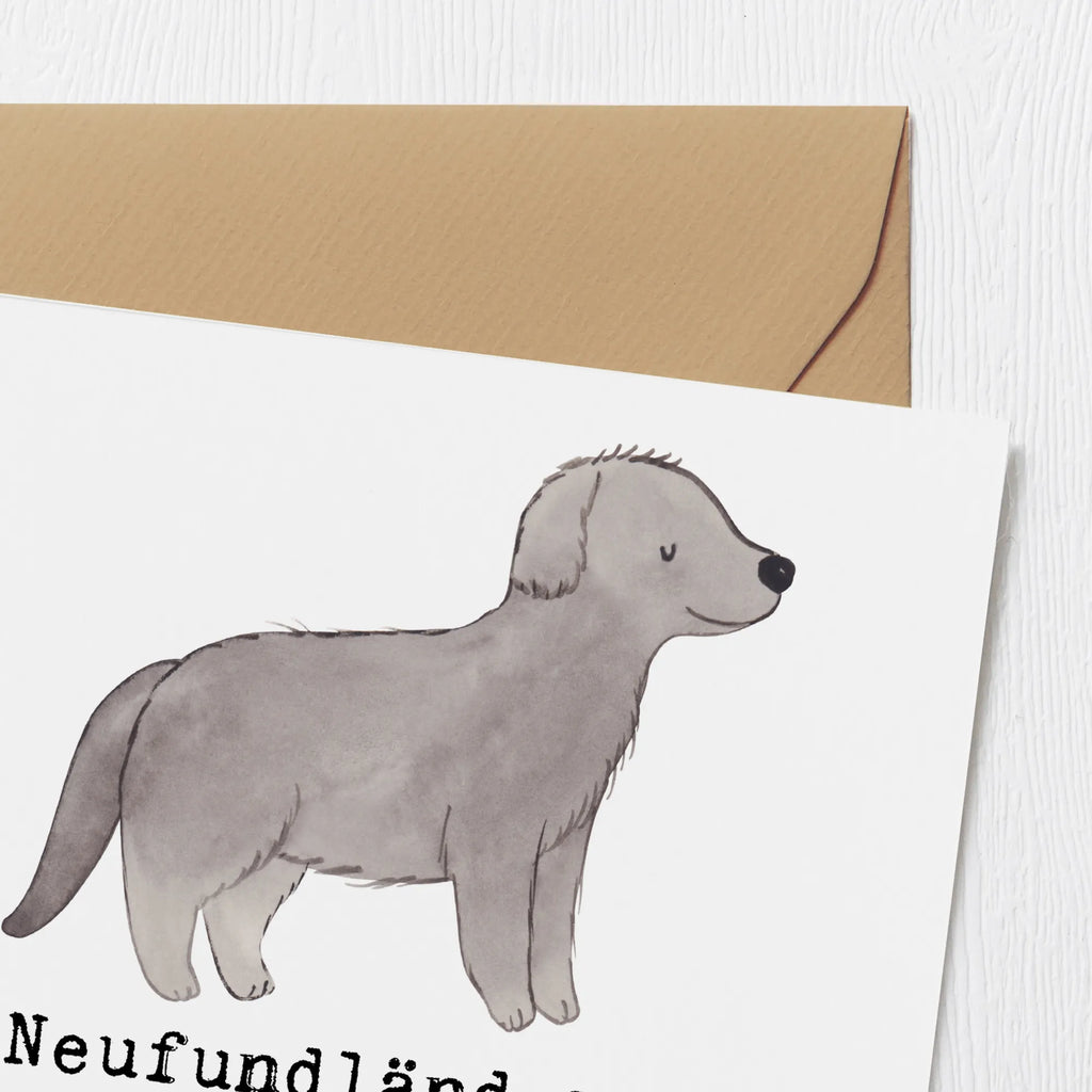 Deluxe Karte Neufundländer Persönlichkeiten Hochwertige Grußkarte, Klappkarte, Einladungskarte, Hochwertige Klappkarte, Hochzeitskarte, Glückwunschkarte, Karte, Grußkarte, Geburtstagskarte, Hund, Hunderasse, Rassehund, Hundebesitzer, Geschenk, Tierfreund, Schenken, Welpe