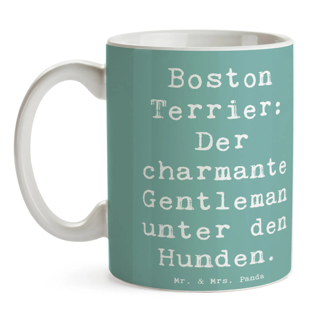 Tasse Spruch Boston Terrier Gentleman Geschenktasse, Porzellantasse, Kaffeetasse, Tasse mit Zitaten, Tasse, Keramiktasse, Teetasse, Bürotasse, Tasse mit Motiven, Hund, Hunderasse, Rassehund, Hundebesitzer, Geschenk, Tierfreund, Schenken, Welpe