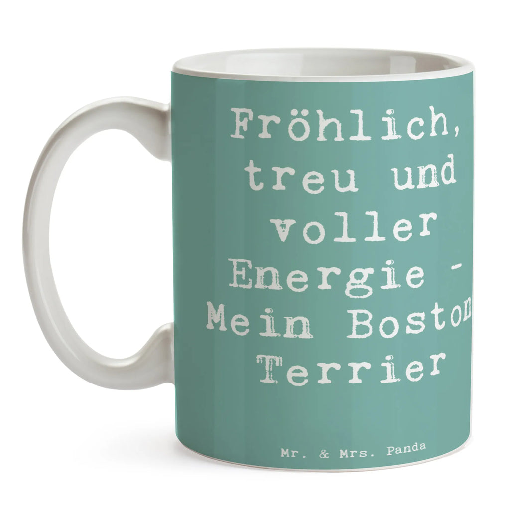 Tasse Spruch Boston Terrier Freude Teetasse, Keramiktasse, Bürotasse, Porzellantasse, Tasse, Tasse mit Zitaten, Geschenktasse, Kaffeetasse, Tasse mit Motiven, Hund, Hunderasse, Rassehund, Hundebesitzer, Geschenk, Tierfreund, Schenken, Welpe