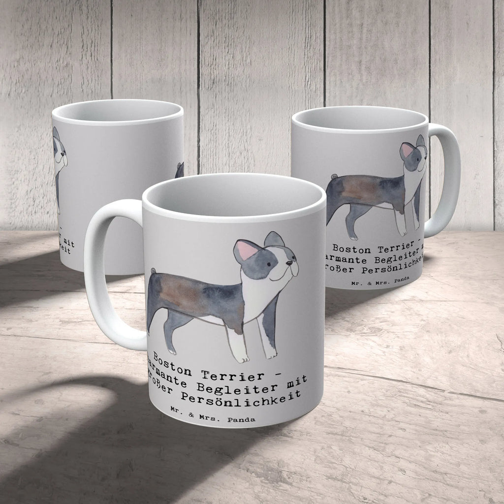 Tasse Boston Terrier Begleiter Tasse mit Motiven, Keramiktasse, Kaffeetasse, Teetasse, Porzellantasse, Bürotasse, Tasse, Tasse mit Zitaten, Geschenktasse, Hund, Hunderasse, Rassehund, Hundebesitzer, Geschenk, Tierfreund, Schenken, Welpe