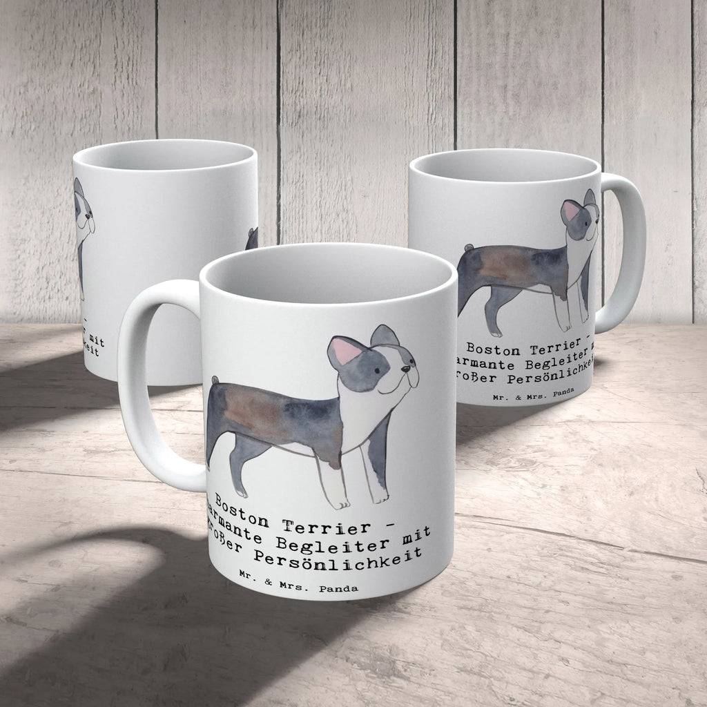 Tasse Boston Terrier Begleiter Tasse mit Motiven, Keramiktasse, Kaffeetasse, Teetasse, Porzellantasse, Bürotasse, Tasse, Tasse mit Zitaten, Geschenktasse, Hund, Hunderasse, Rassehund, Hundebesitzer, Geschenk, Tierfreund, Schenken, Welpe