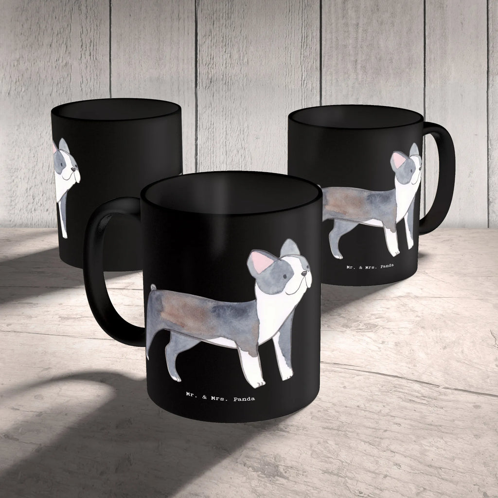 Tasse Boston Terrier Begleiter Tasse mit Motiven, Keramiktasse, Kaffeetasse, Teetasse, Porzellantasse, Bürotasse, Tasse, Tasse mit Zitaten, Geschenktasse, Hund, Hunderasse, Rassehund, Hundebesitzer, Geschenk, Tierfreund, Schenken, Welpe