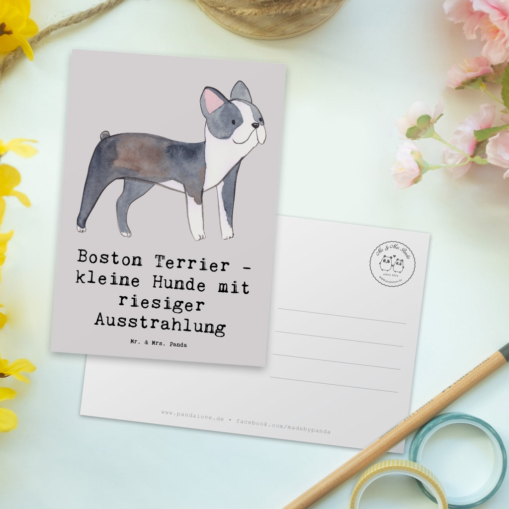 Postkarte Boston Terrier Grußkarte, Einladungskarte, Dankeskarte, Einladung, Geschenkkarte, Ansichtskarten, Karte, Einladung Geburtstag, Einladungskarten Geburtstag, Postkarte, Ansichtskarte, Geburtstagskarte, Hund, Hunderasse, Rassehund, Hundebesitzer, Geschenk, Tierfreund, Schenken, Welpe