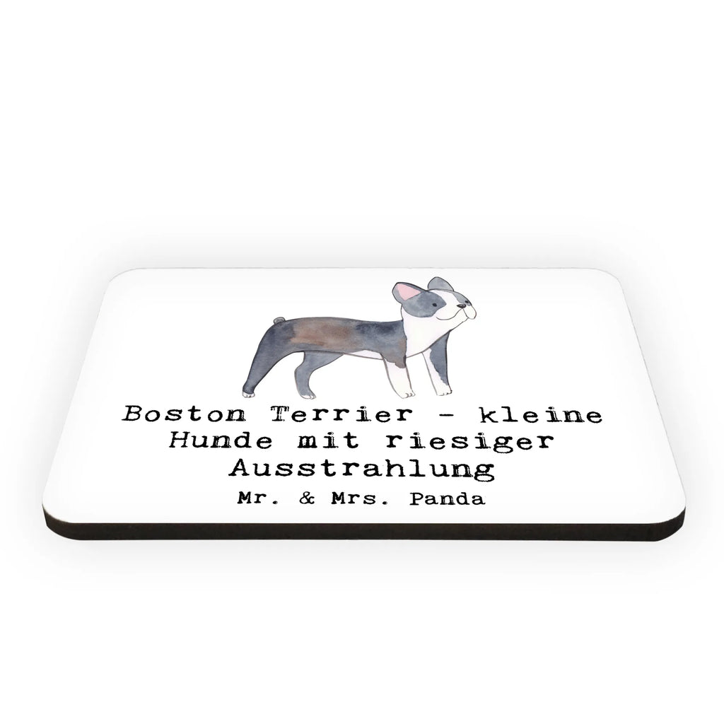Magnet Boston Terrier - kleine Hunde mit riesiger Ausstrahlung Pinnwandmagnet, Dekomagnet, Souvenir Magnet, Kühlschrankmagnet, Notiz Magnet, Kühlschrank Dekoration, Whiteboard Magnet, Motivmagnete, Hund, Hunderasse, Rassehund, Hundebesitzer, Geschenk, Tierfreund, Schenken, Welpe