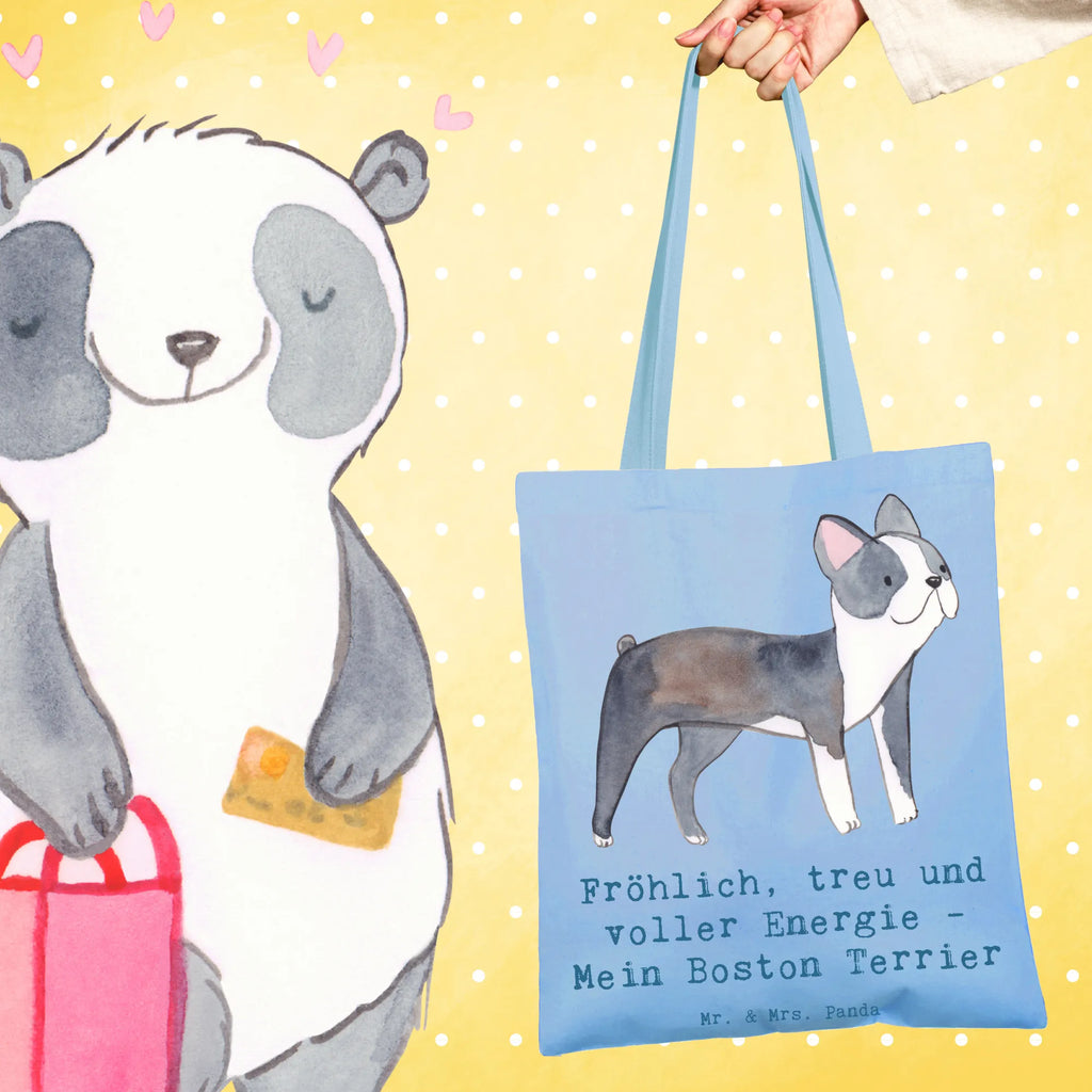 Tragetasche Boston Terrier Freude Laptoptasche, Schultertasche, Stofftasche, Stoffbeutel, Badetasche, Jutebeutel, Shopper, Jutetasche, Tasche, Tragetasche, Einkaufstüte, Strandtasche, Beutel, Einkaufstasche, Beuteltasche, Umhängetasche, Hund, Hunderasse, Rassehund, Hundebesitzer, Geschenk, Tierfreund, Schenken, Welpe