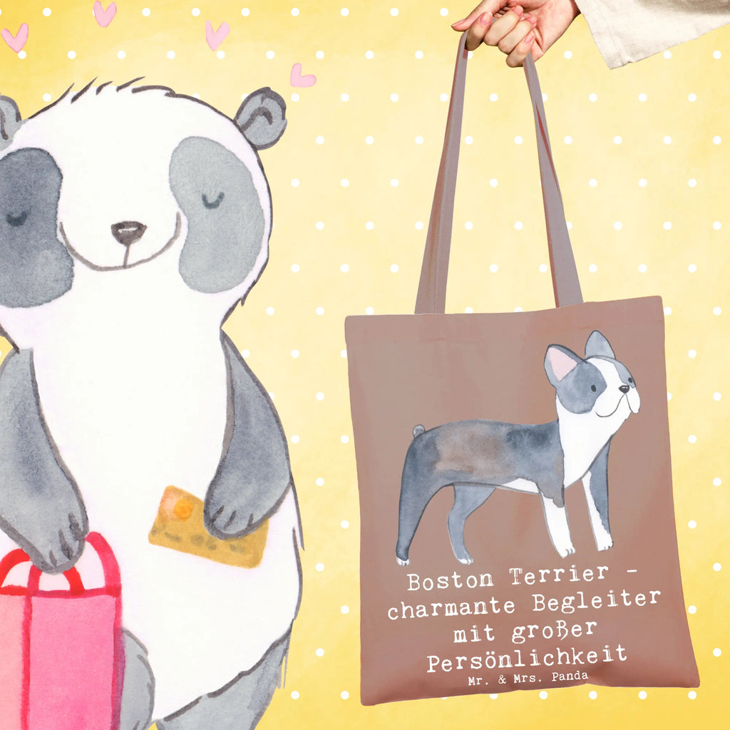 Tote bag Boston Terrier - charmante Begleiter mit großer Persönlichkeit Beuteltasche, Shopper, Tragetasche, Strandtasche, Schultertasche, Einkaufstasche, Stofftasche, Umhängetasche, Laptoptasche, Stoffbeutel, Badetasche, Jutebeutel, Tasche, Einkaufstüte, Beutel, Jutetasche, Hund, Hunderasse, Rassehund, Hundebesitzer, Geschenk, Tierfreund, Schenken, Welpe