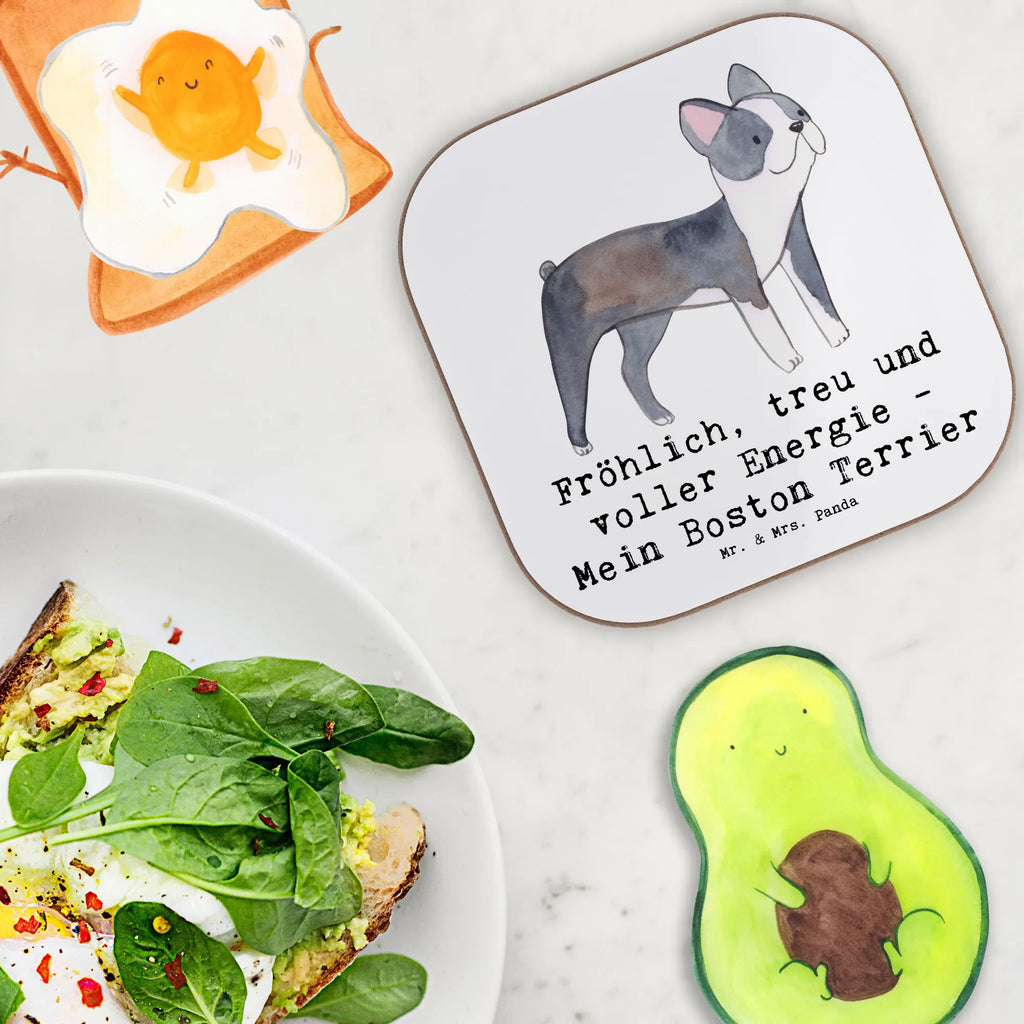 Square coaster Fröhlich, treu und voller Energie - Mein Boston Terrier Glasuntersetzer, Untersetzer Gläser, Untersetzer für Gläser, Untersetzer Design, Holzuntersetzer, Tassen Untersetzer, Korkuntersetzer, Untersetzer, Bierdeckel, Untersetzer Holz, Untersetzer aus Holz, Getränkeuntersetzer, Hund, Hunderasse, Rassehund, Hundebesitzer, Geschenk, Tierfreund, Schenken, Welpe