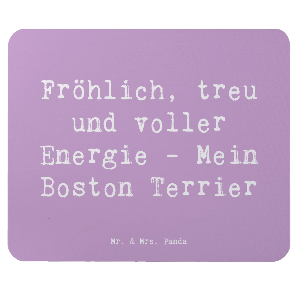 Mouse mat Saying Fröhlich, treu und voller Energie - Mein Boston Terrier Mousepad, Computer zubehör, Mauspad, Mauspad Büro, Büroausstattung, Einzigartiges Mauspad, PC Zubehör, Designer Mauspad, Mausunterlage, Arbeitszimmer, Hund, Hunderasse, Rassehund, Hundebesitzer, Geschenk, Tierfreund, Schenken, Welpe