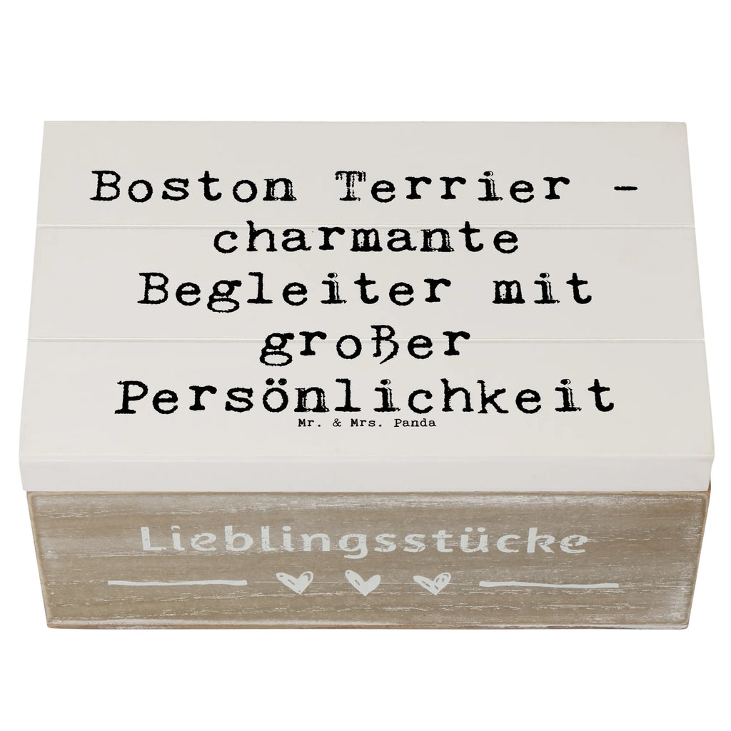 Holzkiste Spruch Boston Terrier Begleiter Holzkiste, Geschenkbox, Erinnerungskiste, XXL, Geschenkdose, Dekokiste, Aufbewahrungsbox, Schatulle, Truhe, Schatzkiste, Erinnerungsbox, Kiste, Hund, Hunderasse, Rassehund, Hundebesitzer, Geschenk, Tierfreund, Schenken, Welpe