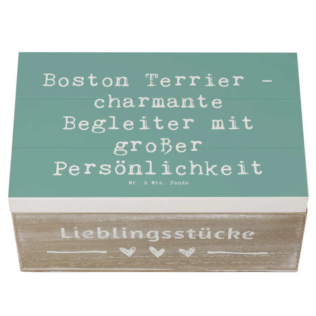 Holzkiste Spruch Boston Terrier Begleiter Holzkiste, Geschenkbox, Erinnerungskiste, XXL, Geschenkdose, Dekokiste, Aufbewahrungsbox, Schatulle, Truhe, Schatzkiste, Erinnerungsbox, Kiste, Hund, Hunderasse, Rassehund, Hundebesitzer, Geschenk, Tierfreund, Schenken, Welpe