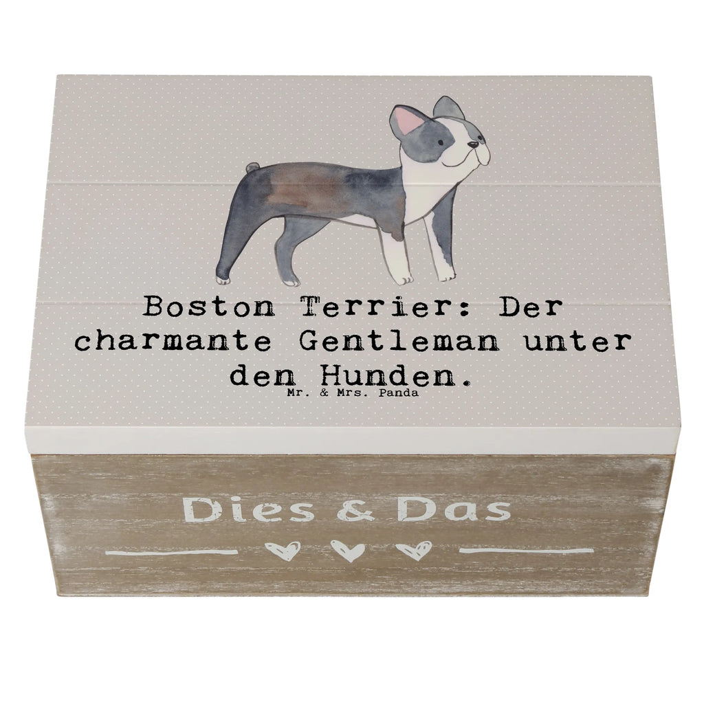 Wooden chest Boston Terrier: Der charmante Gentleman unter den Hunden. Schatulle, Schatzkiste, Dekokiste, Geschenkdose, Truhe, Erinnerungsbox, XXL, Holzkiste, Geschenkbox, Aufbewahrungsbox, Erinnerungskiste, Kiste, Hund, Hunderasse, Rassehund, Hundebesitzer, Geschenk, Tierfreund, Schenken, Welpe