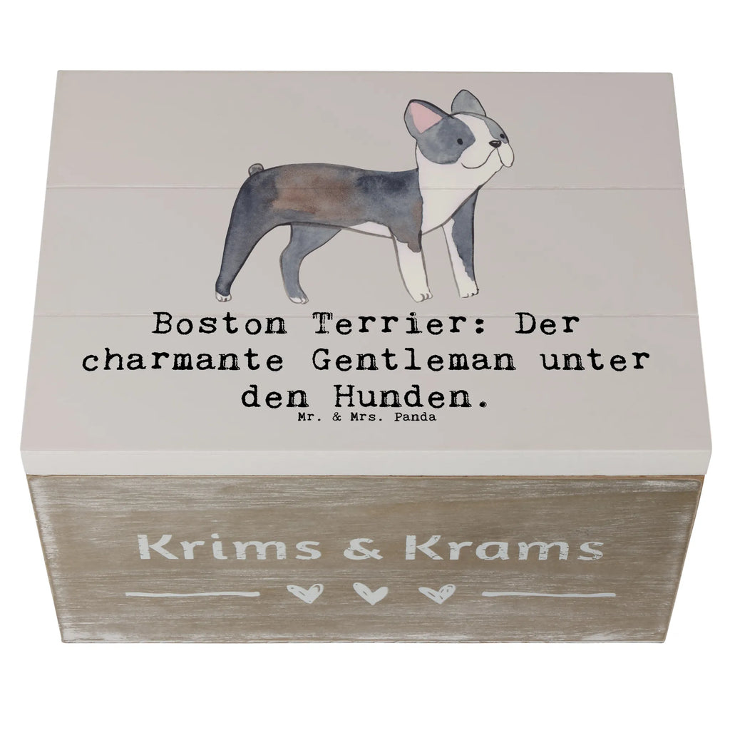 Wooden chest Boston Terrier: Der charmante Gentleman unter den Hunden. Schatulle, Schatzkiste, Dekokiste, Geschenkdose, Truhe, Erinnerungsbox, XXL, Holzkiste, Geschenkbox, Aufbewahrungsbox, Erinnerungskiste, Kiste, Hund, Hunderasse, Rassehund, Hundebesitzer, Geschenk, Tierfreund, Schenken, Welpe